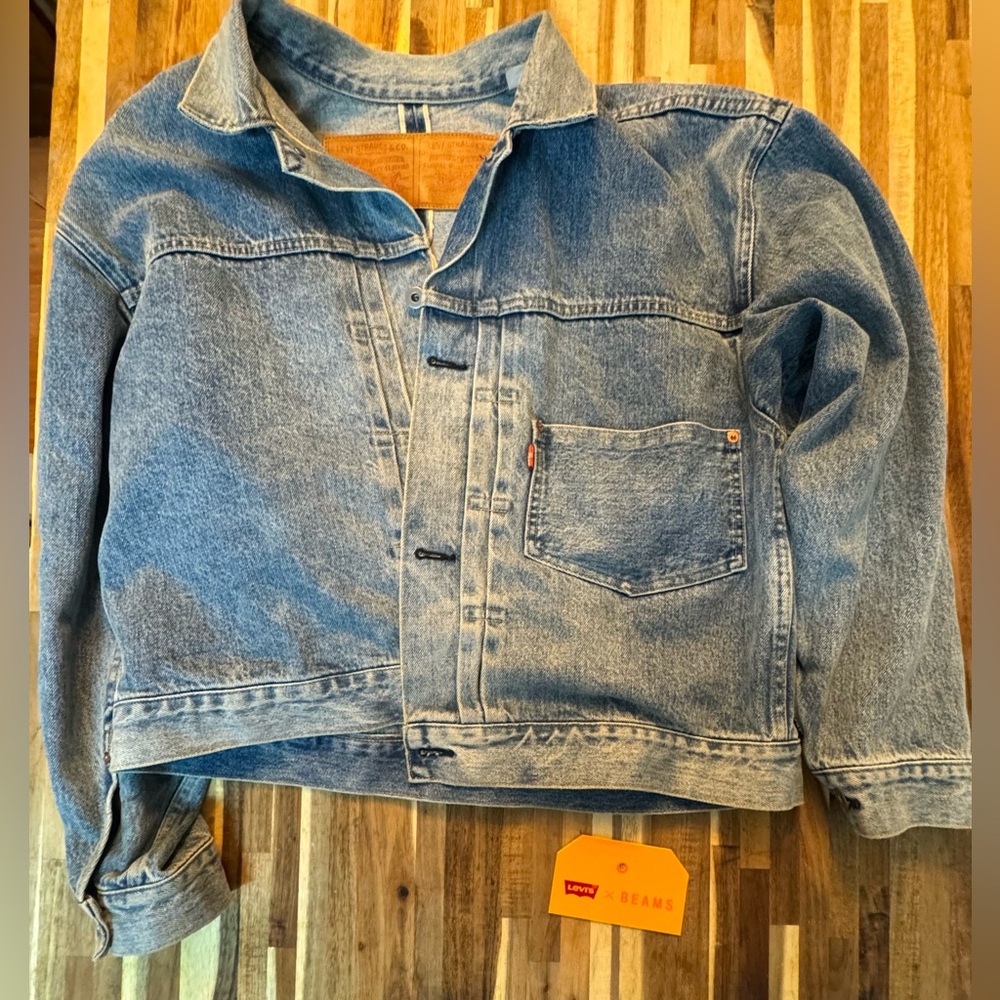Levi's Light Wash Denim Shirt Jacket - Blue - Picture 1 of 5